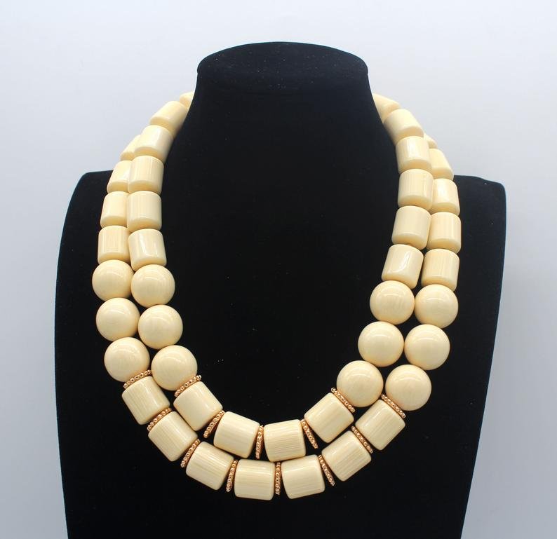 Nigerian 2 step Coral Beads/ Edo Coral Beads/ Benin Coral Beads/Nigerian Wedding Beads/African Beads