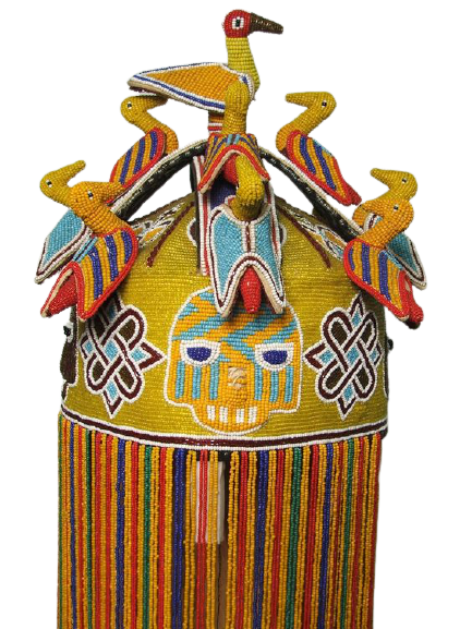 Traditional Ade Yoruba crowns 