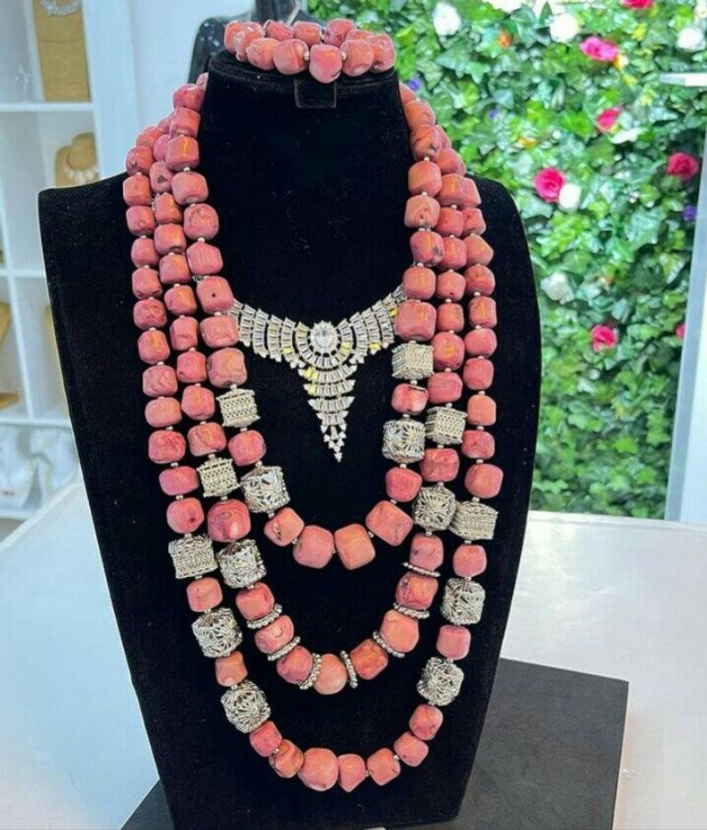 Edo Coral Beads/ Nigerian Wedding Beads/African Beads